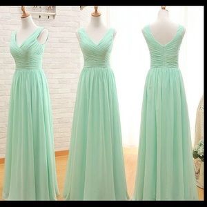 A lovely brand new green dress